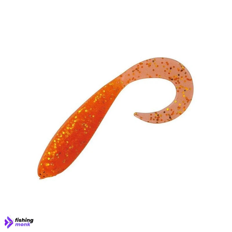 Basic Gear Light Salt Worm | 2inch | 10pcs/pkt Orange Gold