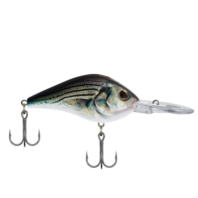 Berkley Dredger, Weighted Bill, Deep Diver Crankbait (Assorted Sizes and Colors) HD White Bass 2 1/4″ 1/2oz