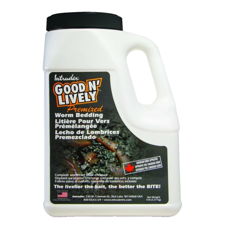 GOOD N’ LIVELY PREMIXED WORM BEDDING IN A CONTAINER – 5 LB.