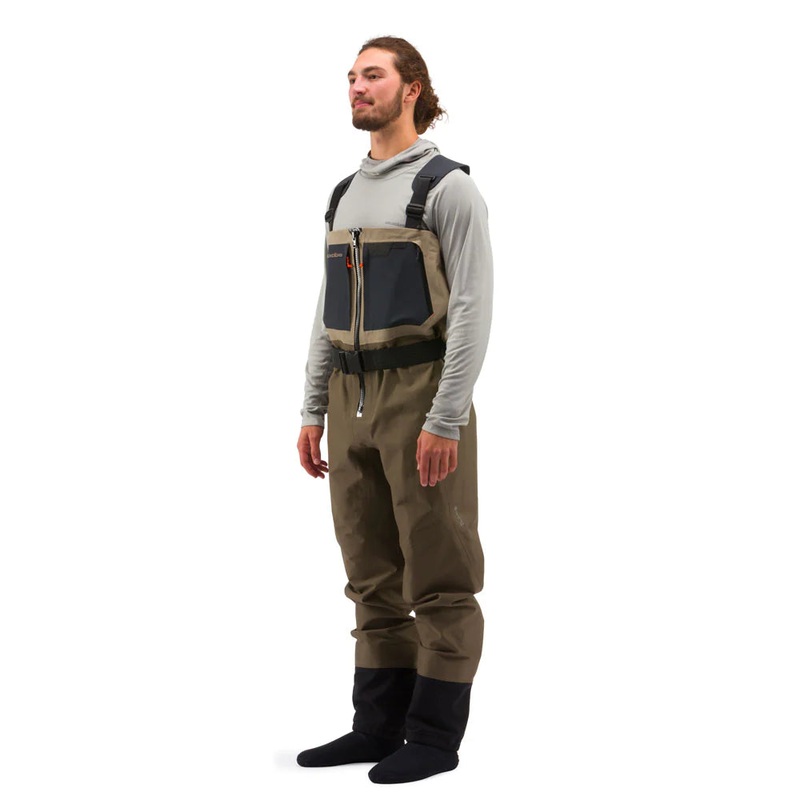 Grundns M’s Boundary Zip Waders Stone / Otter S 7-9