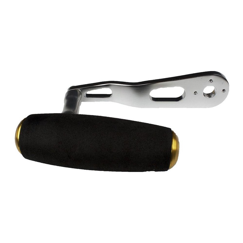 Jigging World – Power Handles for Okuma Makaira & Andros Reels 115mm Arm 45mm EVA Black Ball Knob