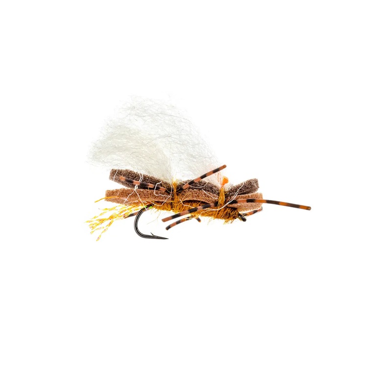 Montana Fly Company Double Stack Chubby Chernobyl – Brown / Gold (3-Pack) 8 Brown / Gold