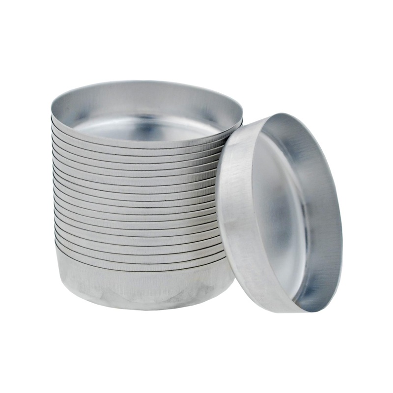 Disposable Foil Epoxy Mixing Dishes, 25 Pack 3.00 in