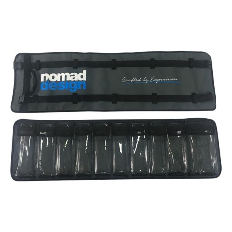 Nomad Design Lure Storage Roll (Assorted Sizes, Charcoal) Large