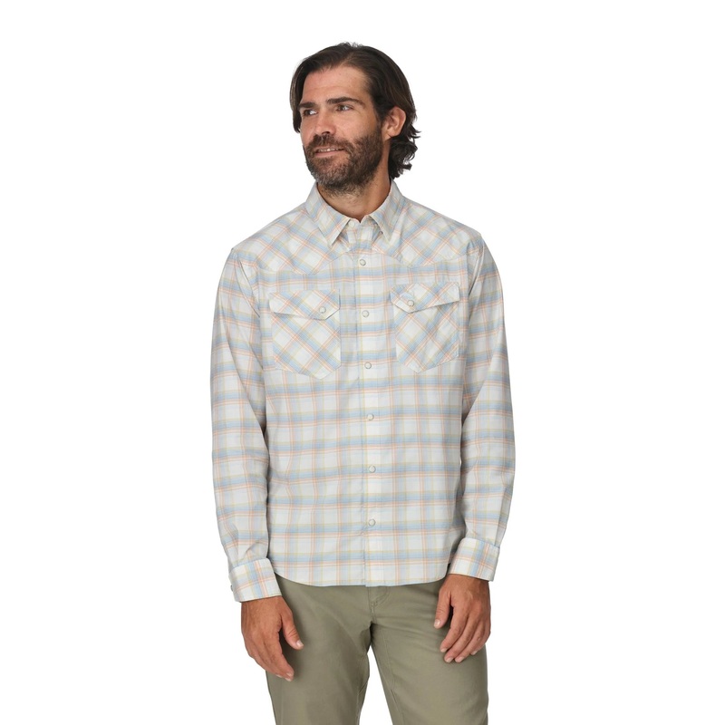 Simms M’s Brackett LS Shirt Backcountry Blue S