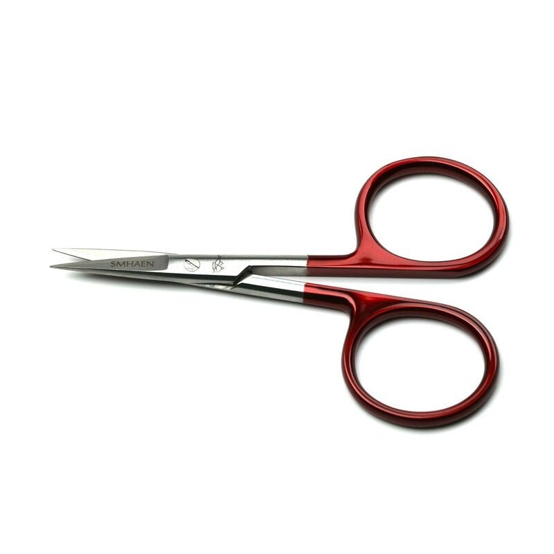 Smhaen Tungsten Carbide 4″ Red Regular Straight Scissors