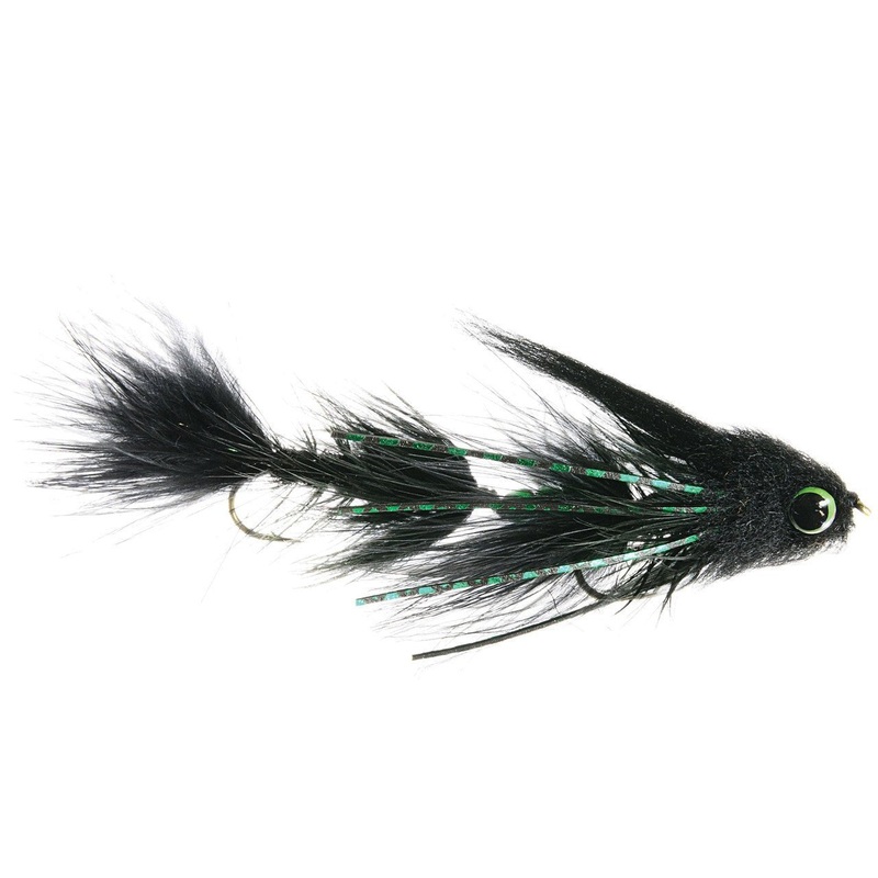 Umpqua Double Gonga Fly Black 4×4