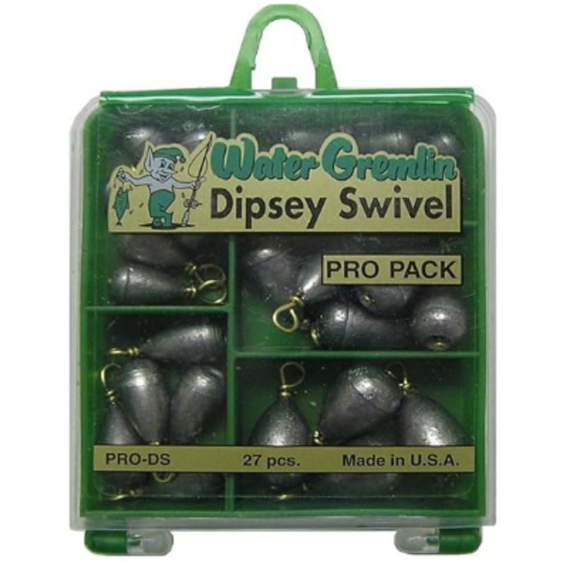 Water Gremlin Dipsey Swivel Sinkers Pro Pack – 27pk