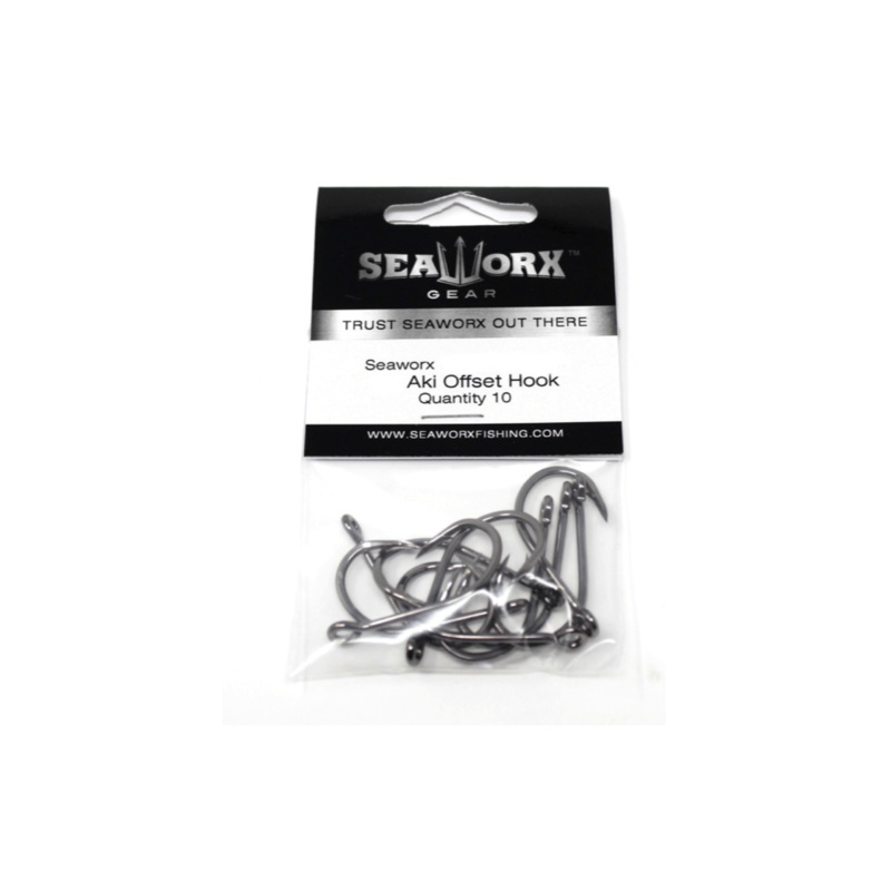 Aki Offset Hook 1/0 10 Pack