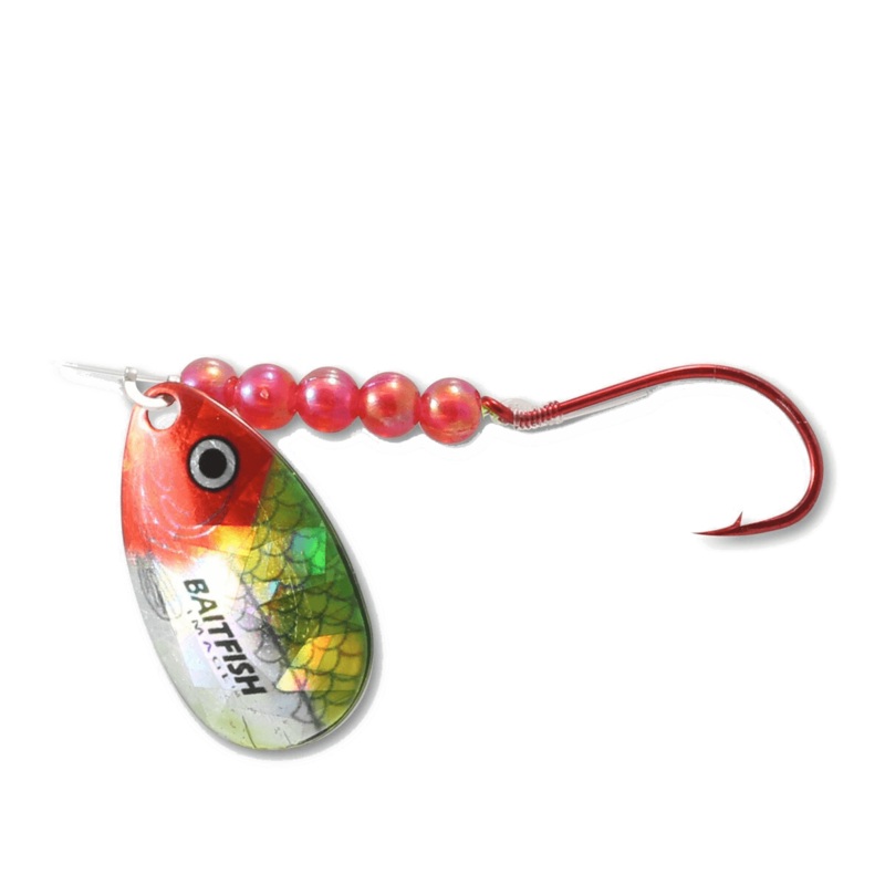 BAITFISH SPINNER RIGS 60IN CLOWN