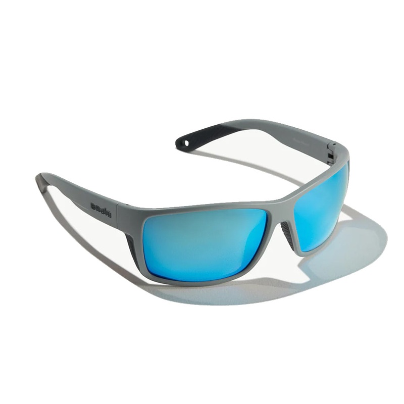Bajio Bales Beach – Matte Gray Frame – Blue Mirror Polycarbonate Lens
