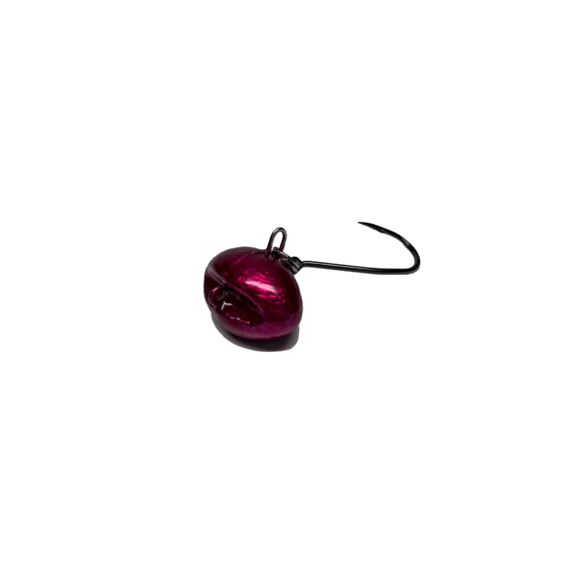 Fiddler Purple | Sheepshead Jigs with Split Rings 1/4oz 1/0