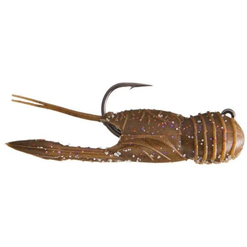 Great Lakes Finesse Juvy Craw Tube 2.5″ 7pk Green Pumpkin Watermelon Float