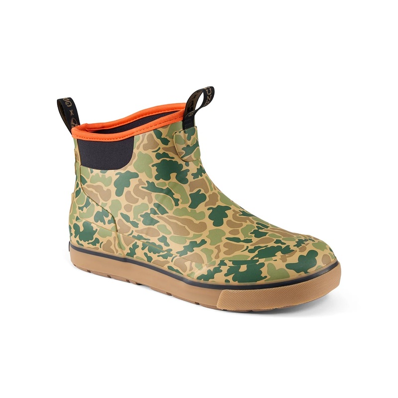 Grundens Deck-Boss Ankle Boots “High Fives Camo” 9