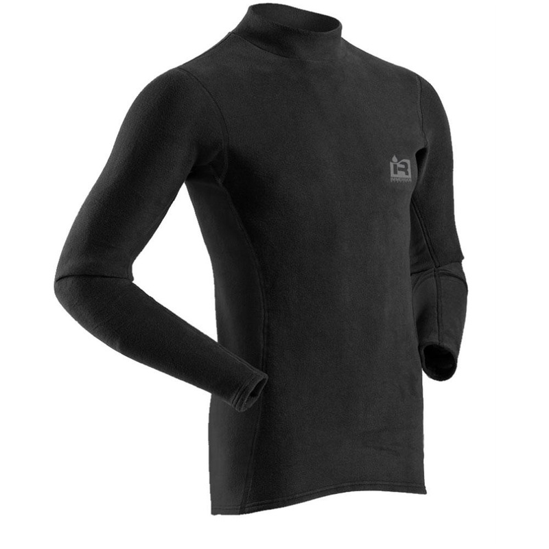 IR Men’s Long Sleeve Thick Skin Top Black Large
