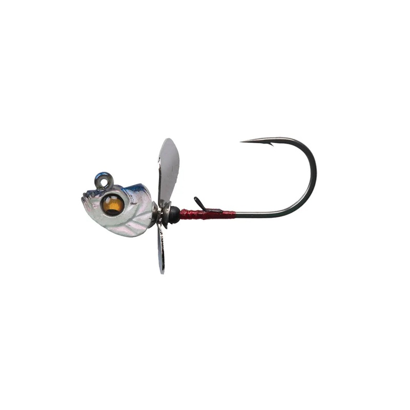 Megabass Okashira Screwhead Jig Head (3 Pk) 1/16oz Melon Ayu