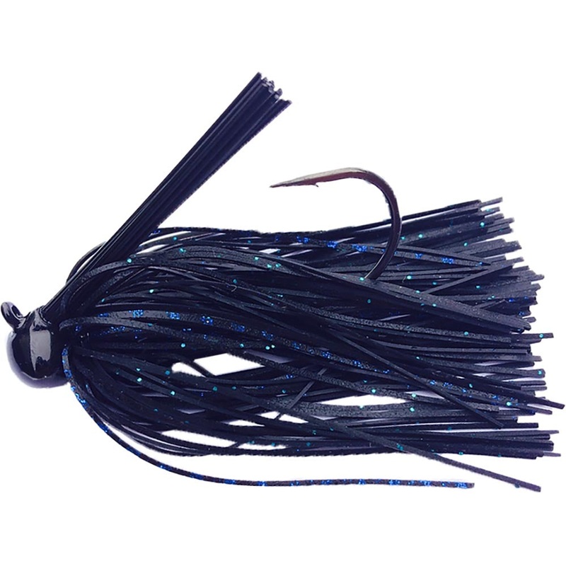 Queen Tackle Tungsten Football Jig Black Magic 3/4 oz – 1 pack