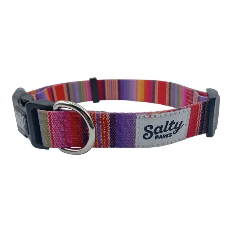 SALTY PAWS DOG COLLAR BAJA PRINT S