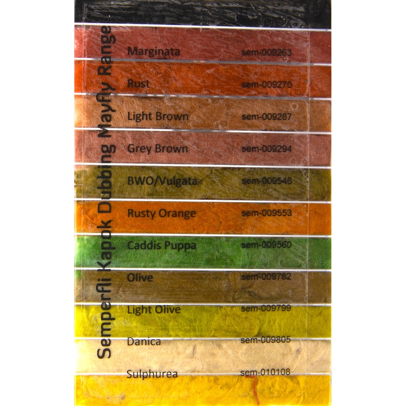 SemperFli Kapok Dry Fly Dubbing Natural Dispenser