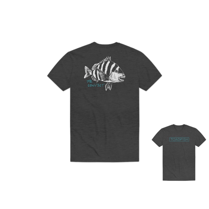 The Convict T-shirt | Toadfish Heather Grey S
