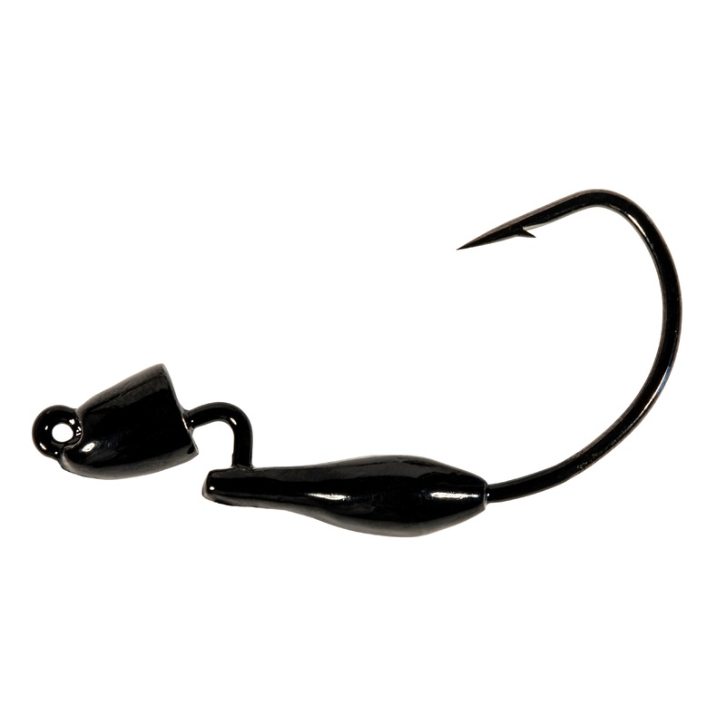 Z-Man Pro BulletZ Jig Head 3 pack Black 1/4 oz – 3/0