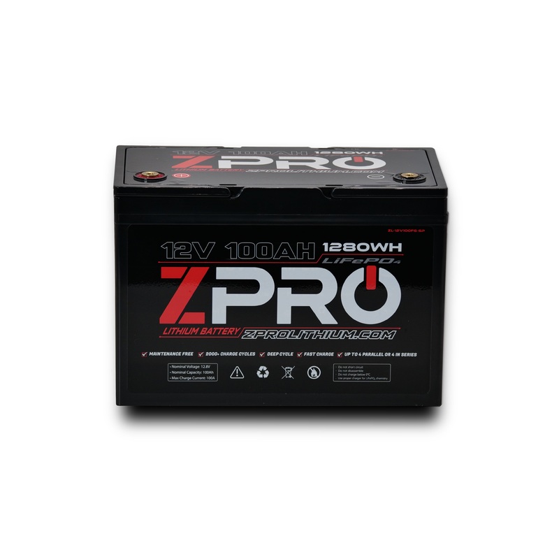 ZPRO Lithium – 12V100AH Lithium Battery