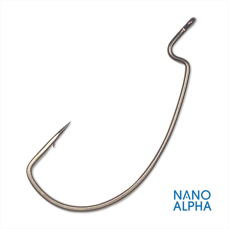 Gamakatsu Offset Shank EWG Nano Alpha Worm Hooks 1/0 6 pack