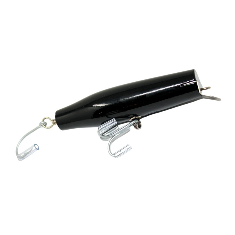 Gibbs Lures Danny Surface Swimmer Black 1 1/2oz- 4.5″