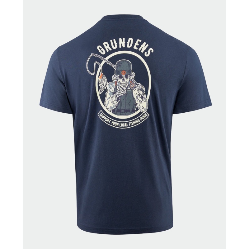 Grundens Men’s Support Guides SS T-Shirt Dark Navy M