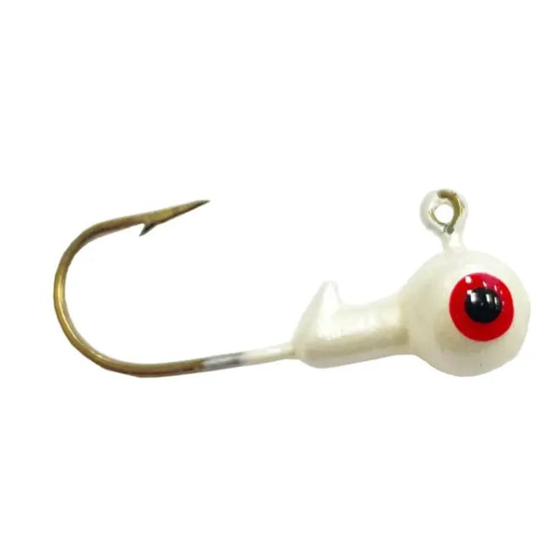 Head Hunter Round Ball Head Jig Head 1/8oz (10 Pk) Chartreuse