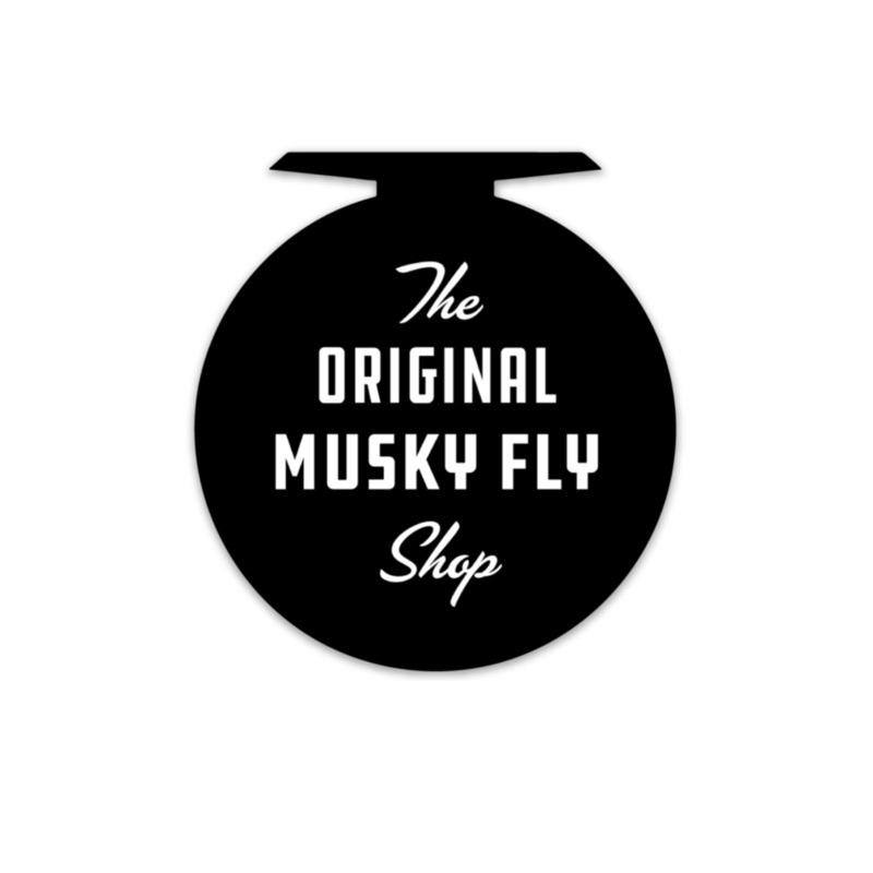 Musky Fool Original Fly Shop Sticker