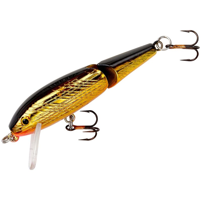 Rebel Jointed Minnow Hard Lure Gold/Black 1 7/8 inch – 3/32 oz