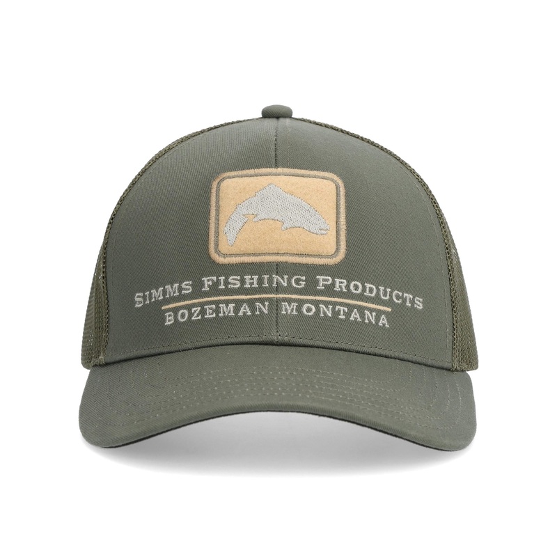 Simms Double Haul Icon Trucker Smokey Olive One Size