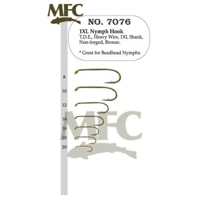Montana Fly Company 1XL Nymph Hook – 100 Pack 16