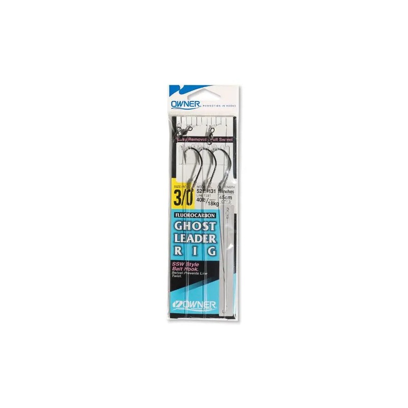 OWNER GHOST LEADER SSW BAIT HOOK RIG 5215 1 (20lb)
