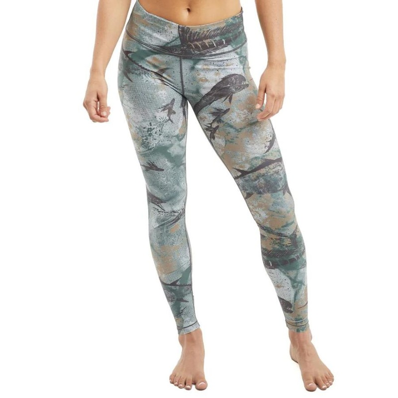 PELAGIC MAUI LEGGING OCEAN SEAS CAMO ARMY L