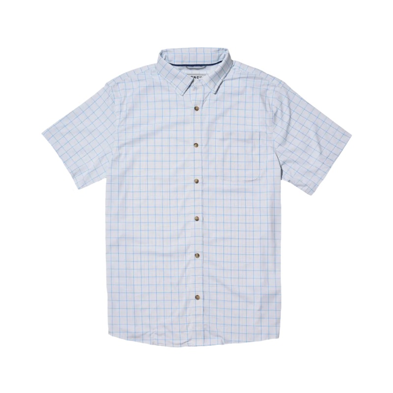 Poncho M’s The Barco Slim Summer Blue Plaid S