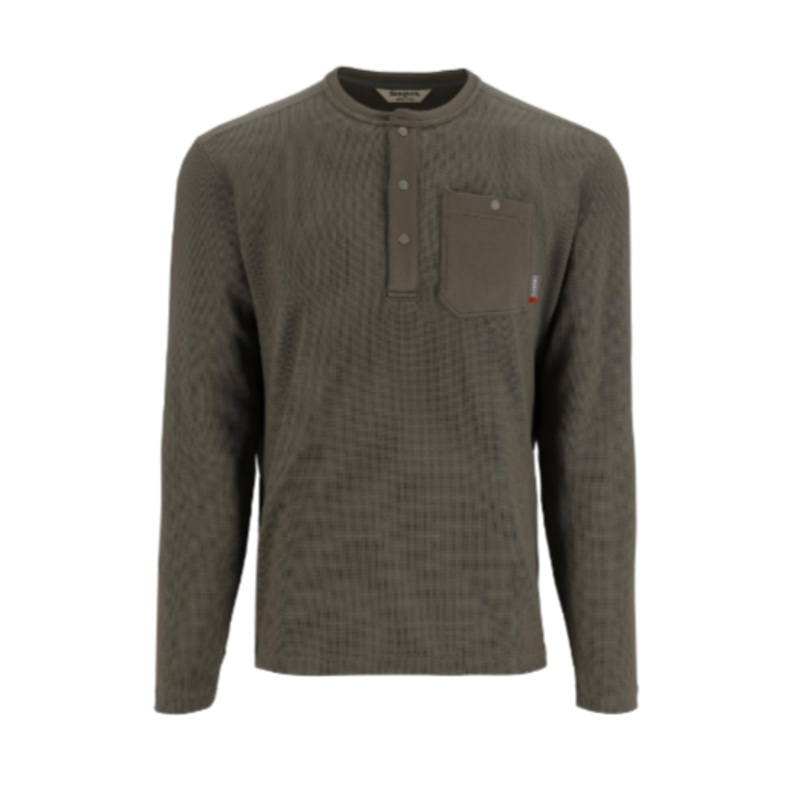 Simms M’s Highline Henley Smokey Olive S