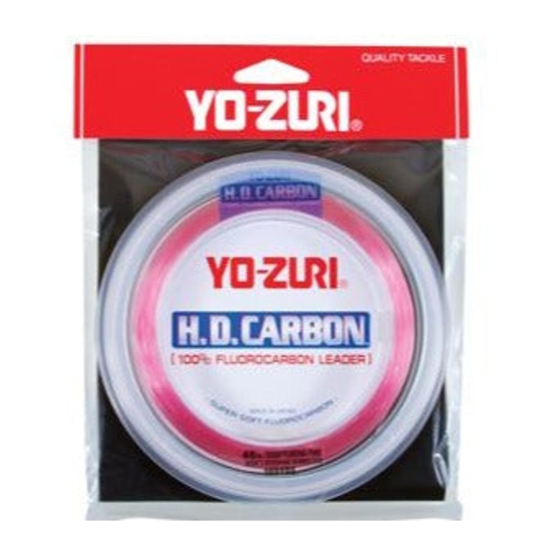 Yo-Zuri HD Carbon Disappearing Pink 100 Yards Fluorocarbon Leader 15 pound