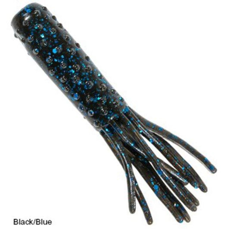 Z-Man TRD Tubez Soft Plastic Bait 2.75″ 6pk Black/Blue