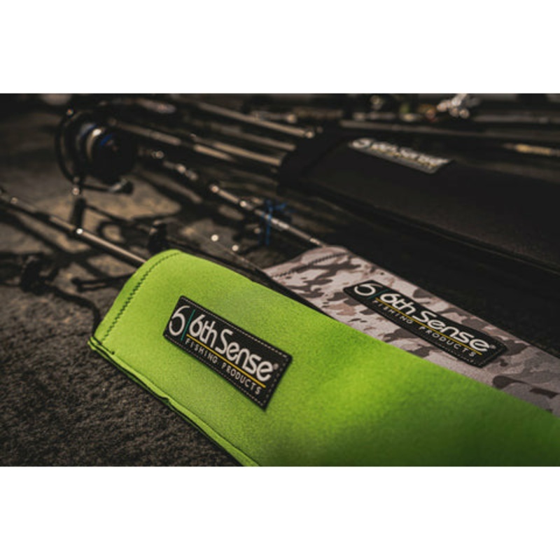 6TH SENSE ROD SLEEVES Gray Camo Baitcasting
