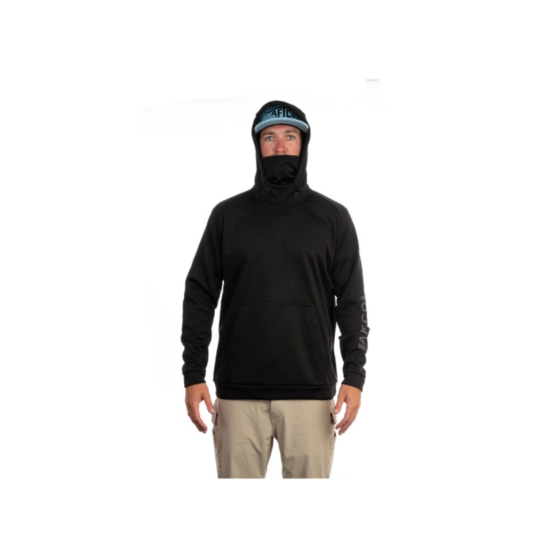 AFTCO REAPER TECHNICAL HOOD SWEATSHIRT BLACK S