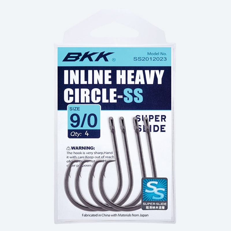 BKK Hooks Inline Heavy Circle-SS 3/0- 7pk