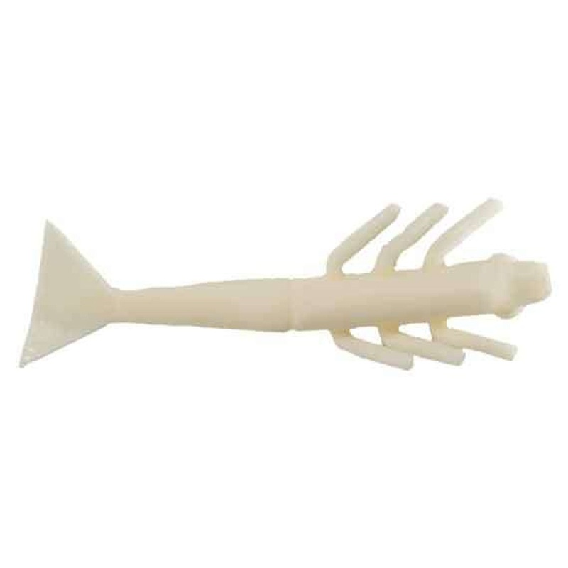 Fishbites Fish Fight Club Fight’N Shrimp Jerk Bait, 3-1/2″, 6pk, White Knuckle