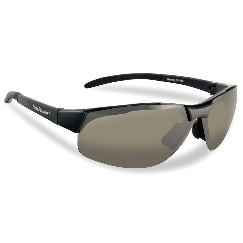 Flying Fisherman Maverick Sunglasses 7812BS Black Frame with Smoke Lens