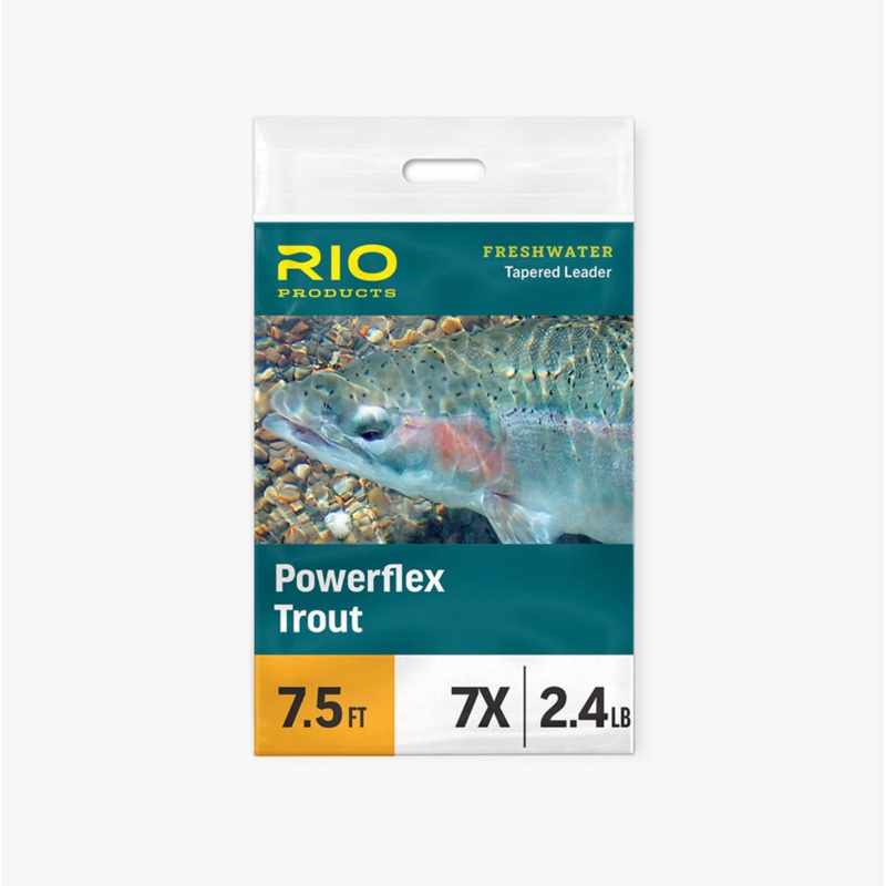 Rio Powerflex Trout Tapered Leader 7.5ft 0x