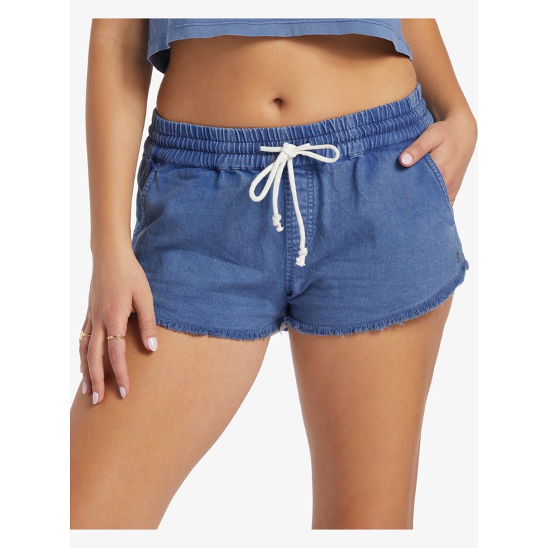 ROXY SCENIC ROUTE ELASIC SHORTS MEDIUM BLUE XS