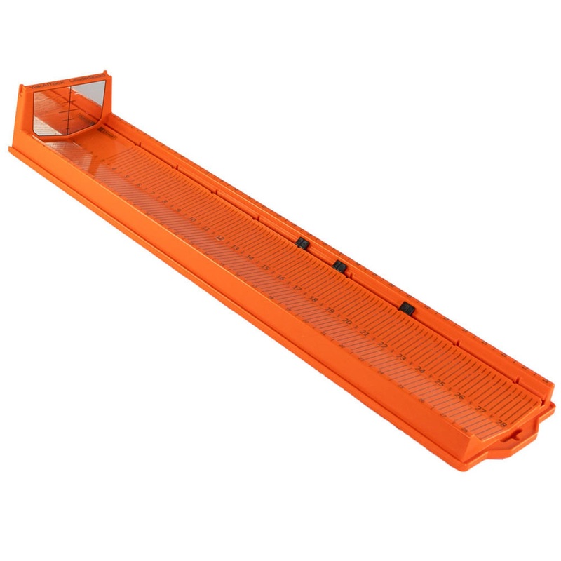 YakAttack LeaderBoard – 28″ Measuring Board with Built-In Identifier Holders and Cull Tabs, Orange Orange 28”