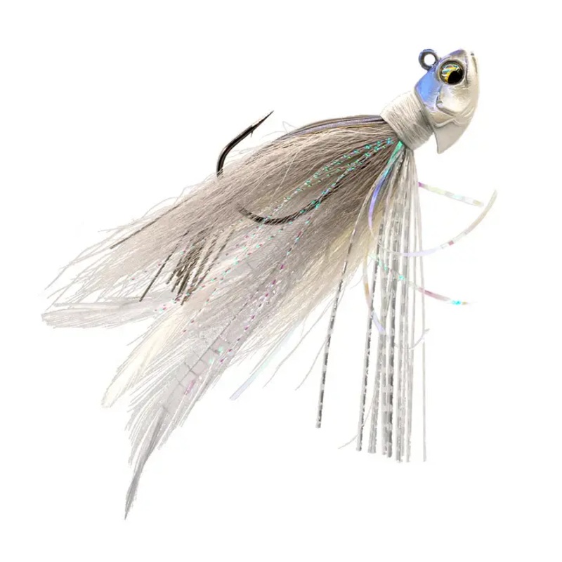 6th Sense Flock Hair Jig 5/8 oz Gizzard Shad