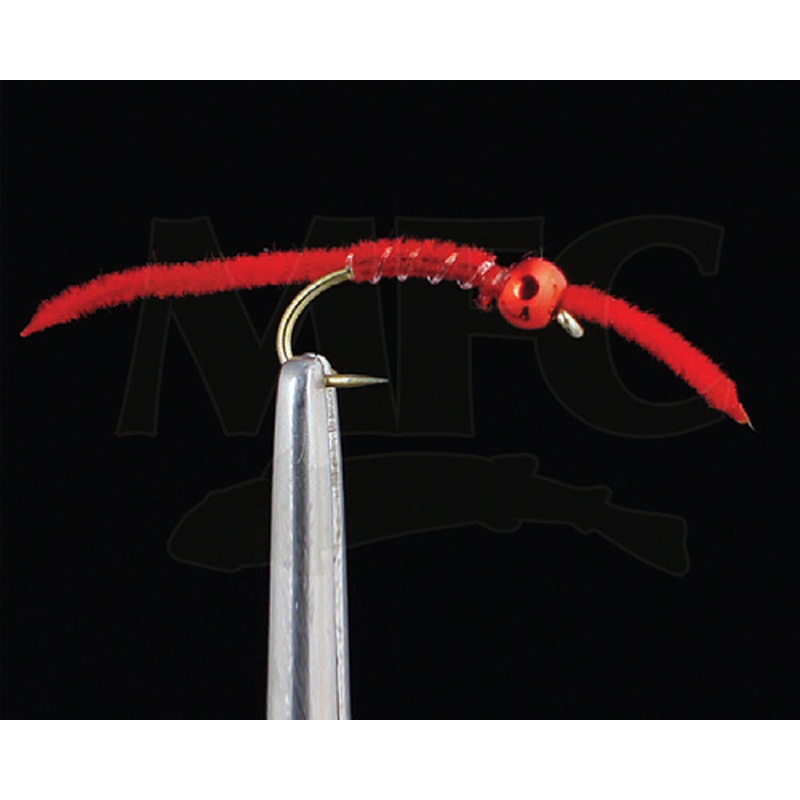 Montana Fly Company Tung Micro Worm Red 16 1 dozen